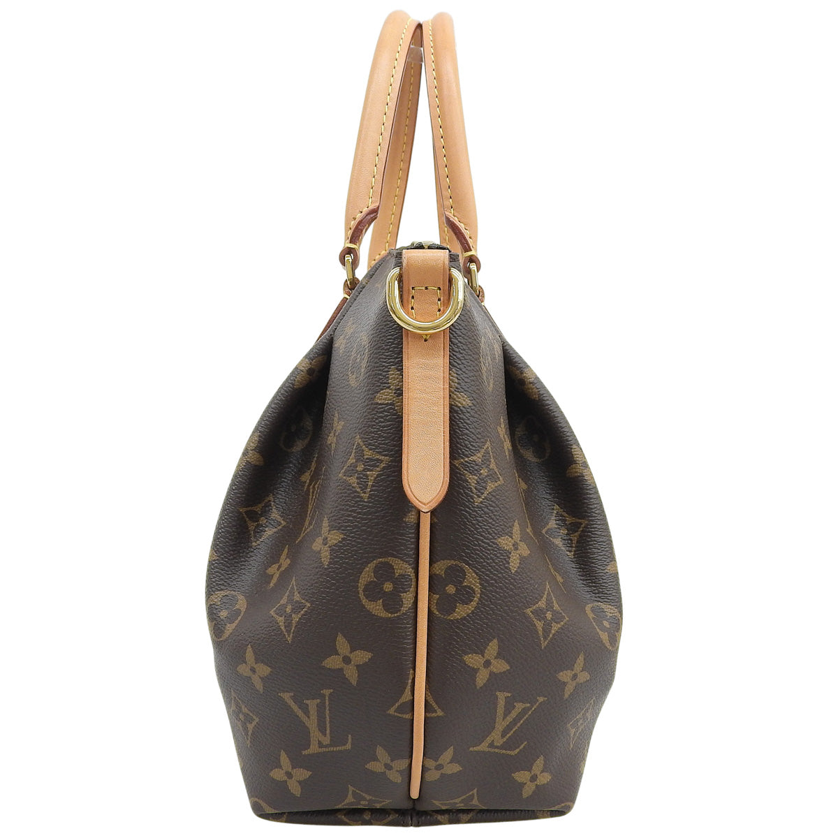 Monogram Turen PM Monogram Canvas and Natural Leather Brown M48813