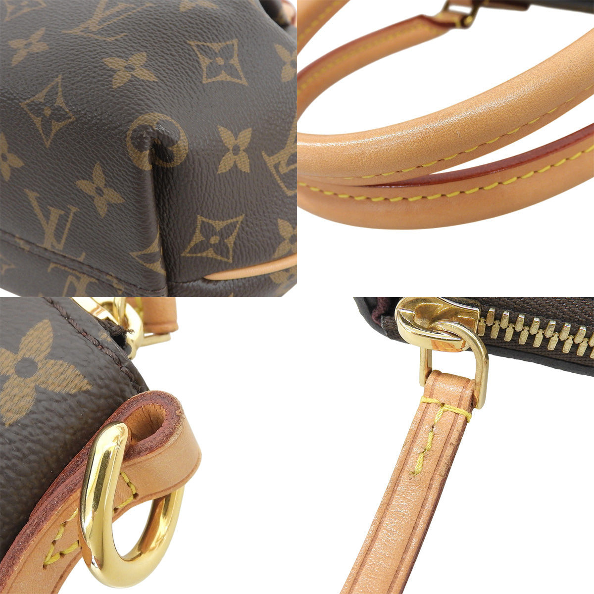 Monogram Turen PM Monogram Canvas and Natural Leather Brown M48813