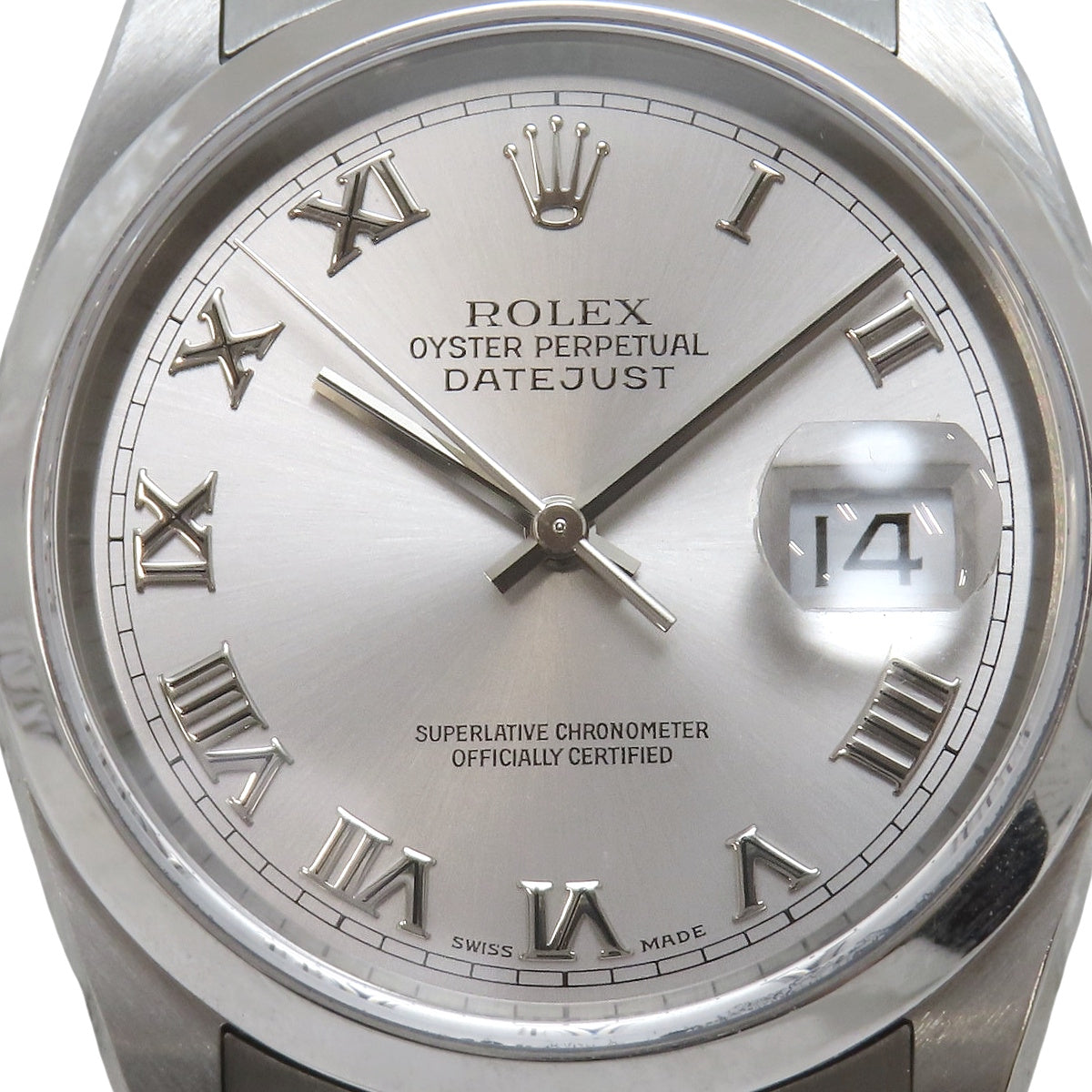 Datejust 16200 SS P-serial Silver Automatic Men's