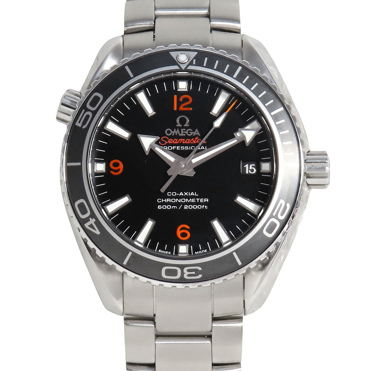 Seamaster Planet Ocean 600m 232.30.42.21.01.003 SS Black Automatic Men's