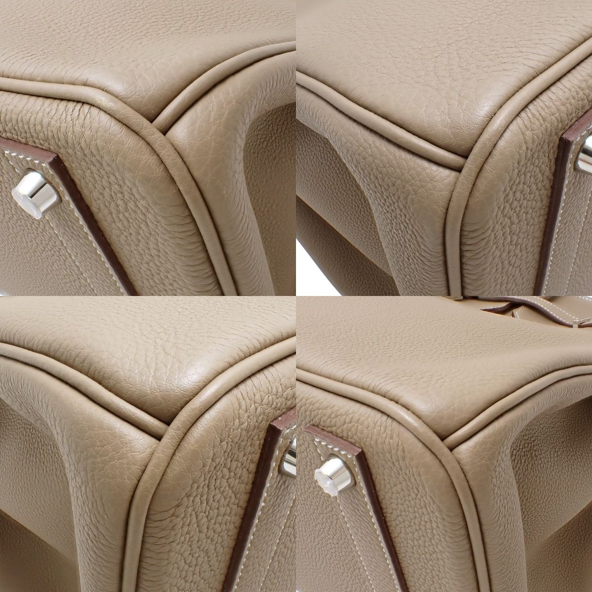 バーキン40 トゴ エトゥープ/エトープ シルバー金具 W刻印
