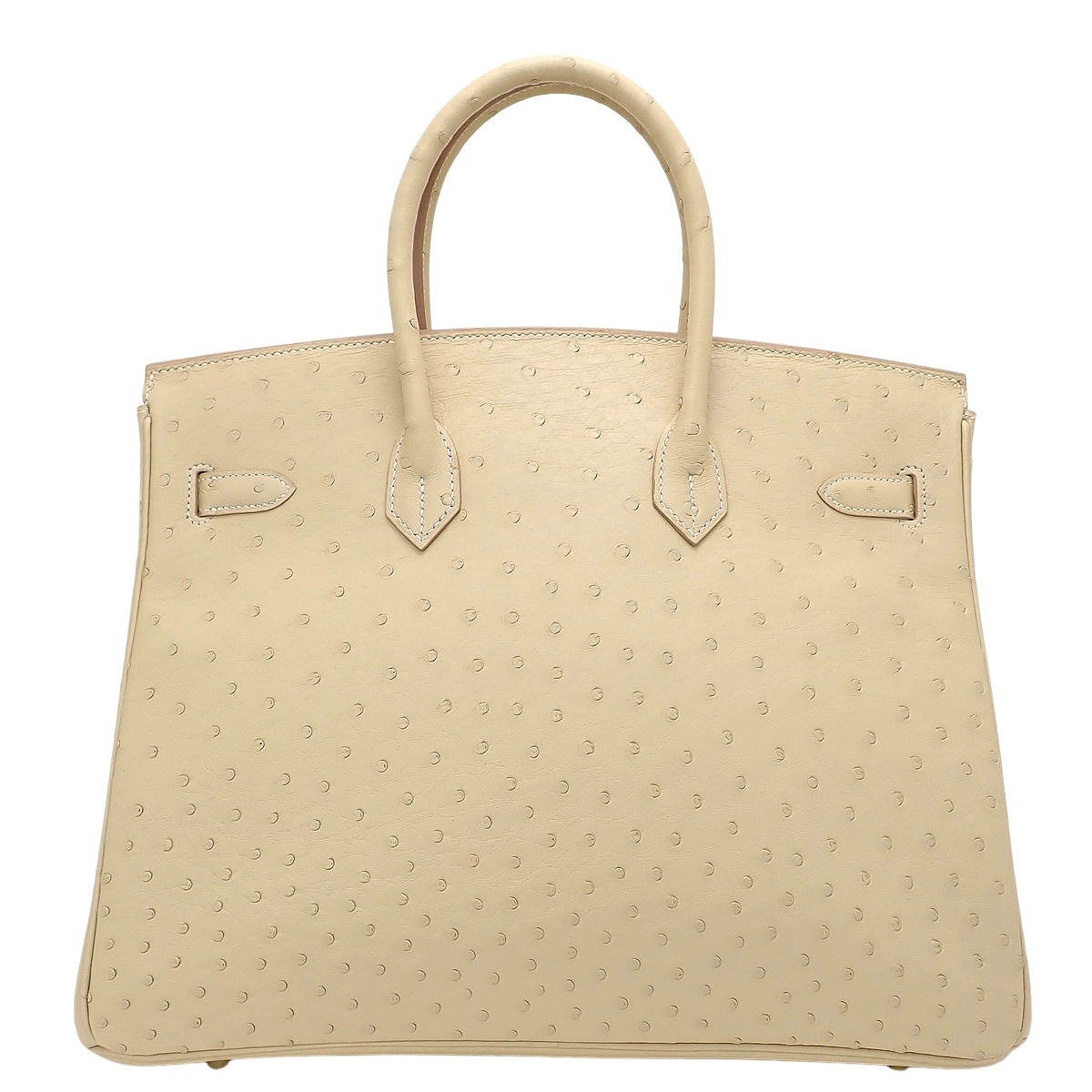 バーキン35 オーストリッチ ベトン ゴールド金具 □J刻印