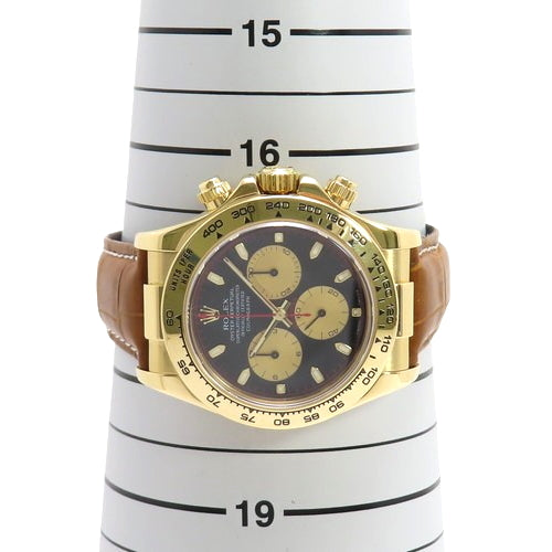 [Warranty included] 116518 Daytona YG/Leather Y-number (2002) Automatic, Purchased January 2003, Black and Brown