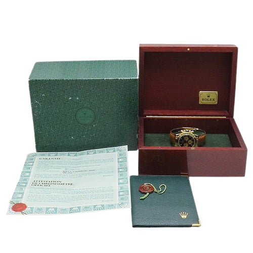 [Warranty included] 116518 Daytona YG/Leather Y-number (2002) Automatic, Purchased January 2003, Black and Brown