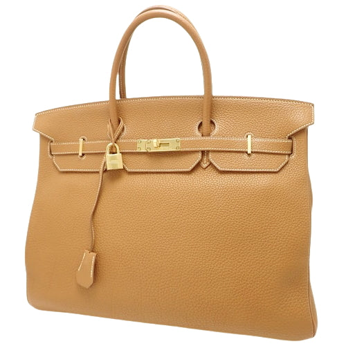 Birkin 40 Gold Togo Gold Hardware M Stamped Handbag Business Travel Bag