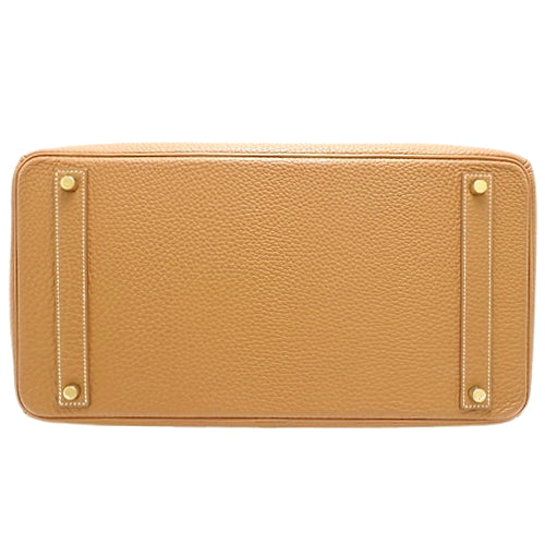 Birkin 40 Gold Togo Gold Hardware M Stamped Handbag Business Travel Bag