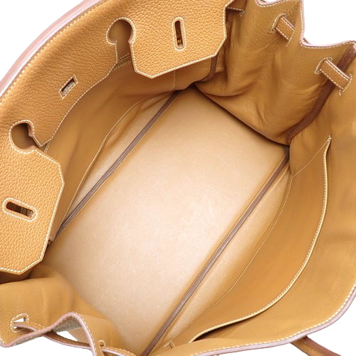 Birkin 40 Gold Togo Gold Hardware M Stamped Handbag Business Travel Bag