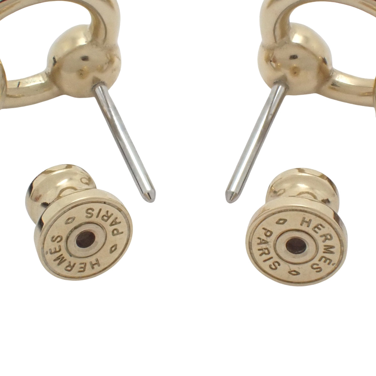 Fusion Amulette Maroquinerie earrings, buffalo horn and metal (GP)