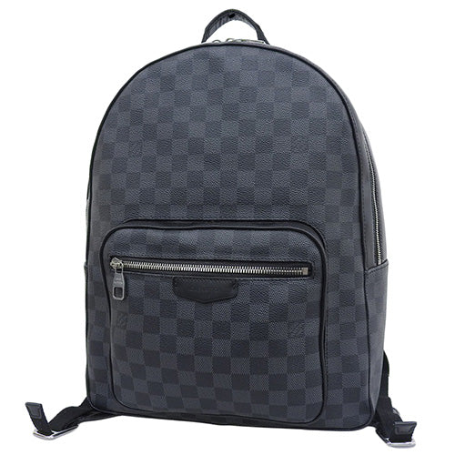 Damier Graphite Josh NV, Damier Graphite canvas, black and grey, N40365, backpack, everyday use, shoulder bag.