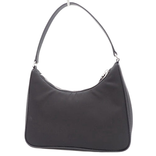 Re-Edition 2005 Re-Nylon Mini Bag, saffiano leather and nylon, black, 1NE204_R064_F0002 (currently available as of December 2023), shoulder bag, Re-Edition.