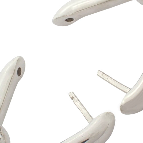 ハードウェア ラージ リンク ピアス シルバー SV925 アクセサリー ジュエリー