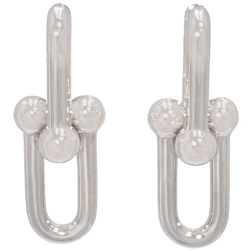 Hardware Large Link Earrings 68533694 (Current as of January 2024) Silver 925 Sv Accessories Jewelry