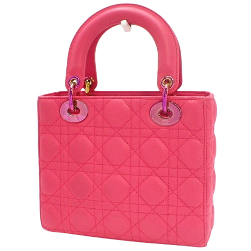 カナージュ Lady Dior バッグ スモール 2WAY ショルダー 肩掛け 斜め掛け ラムスキン