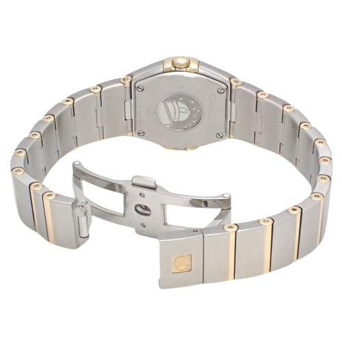 Constellation 123.25.24.60.05.001 YG/SS Quartz Bezel Diamond White Silver