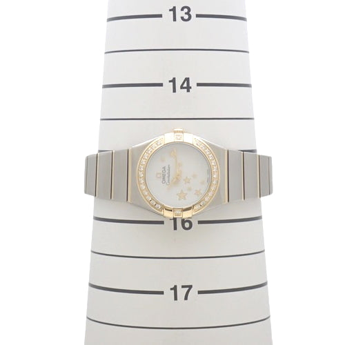 Constellation 123.25.24.60.05.001 YG/SS Quartz Bezel Diamond White Silver