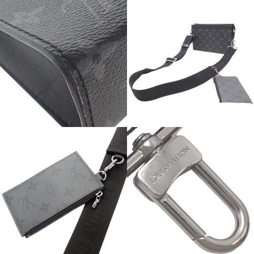 Monogram Eclipse Gaston Wearable Wallet, Monogram Eclipse Black Gray M81124 (currently available as of April 2024), shoulder bag, crossbody bag, clutch.