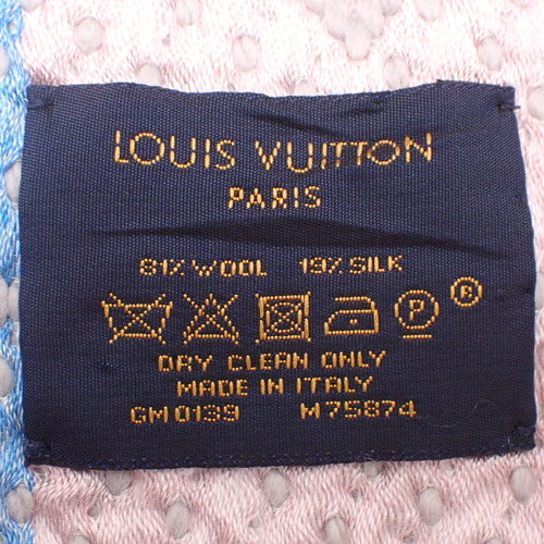 Monogram Echarpe Logomania Rainbow Apparel Fashion Accessory Wool Silk M75874