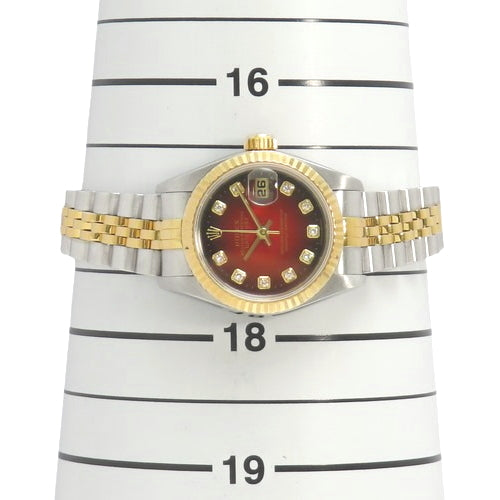[Warranty included] 69173G Datejust YG/SS T serial (1996) Automatic Winding Red Gradient Red Gold Purchased in July 1997