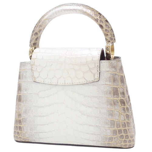 Capucines MINI Sahara 2-way Shoulder Bag, Nile Crocodile, Sahara, N98156