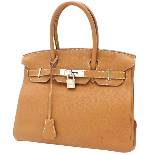 Birkin 30 Togo, Palladium hardware, Gold, Silver hardware, C stamp.