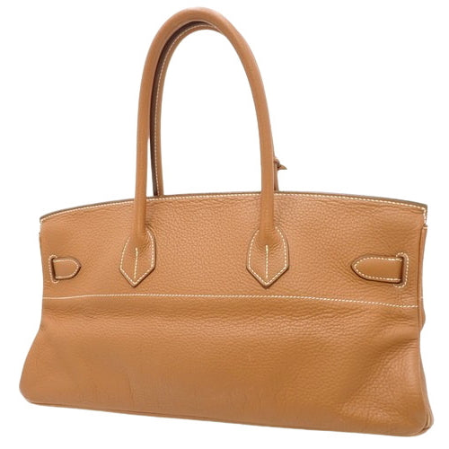 Shoulder Birkin, Taurillon Clemence leather, palladium hardware, gold or silver hardware, □I stamp.