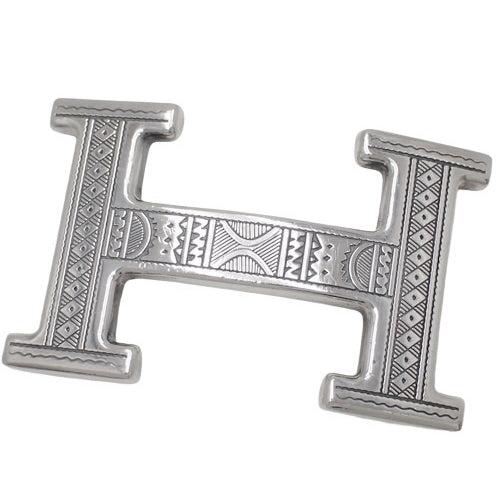 Touareg 925 Sterling Silver Buckle, Silver Hardware, Belt Buckle, Apparel, Fashion Accessories, H Buckle