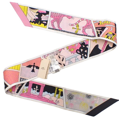 Factory Suite ファクトリー スーツ ツイリー アパレル ファッション小物 バッグ小物 シルク ノワール ローズ ジョーヌ H063975S 04
