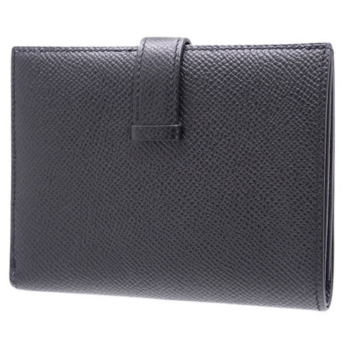 Bearn Compact, Epsom leather, palladium hardware, silver hardware, Y stamp, bi-fold