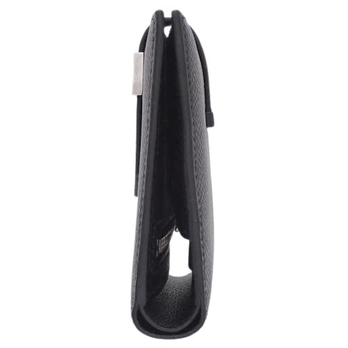 Be'an Compact, Epsom calfskin, palladium hardware, black;  silver hardware, Y-stamp.