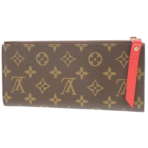 Monogram Portefeuille Adele Coquelicot Long Wallet in Monogram Canvas, M61287
