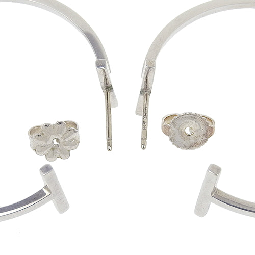 ティファニーT ワイヤー フープピアス シルバー925 Sv ラージ アクセサリー ジュエリー