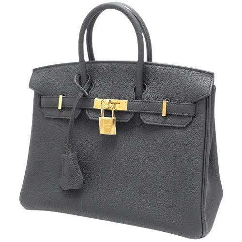 Birkin 25 Togo Gold Hardware U Stamp Tote Bag