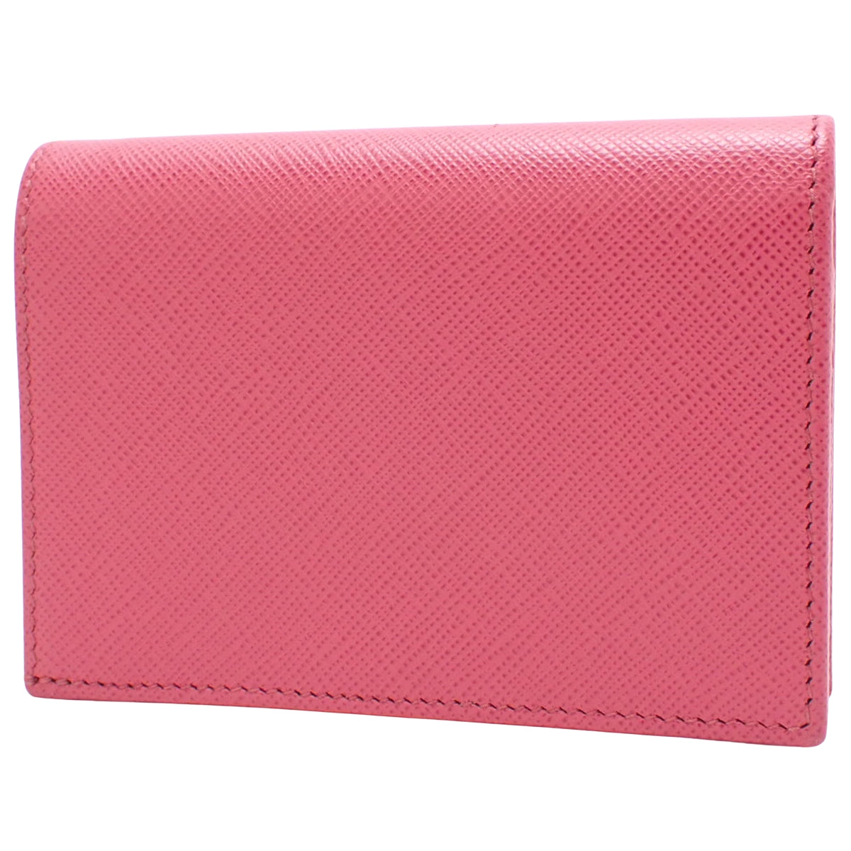 二つ折り財布 サフィアーノレザー 1MV204 ピンク