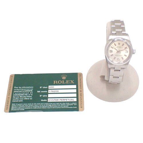 [Warranty included] 176200 Oyster Perpetual Stainless Steel M-Serial (2007-2008) Automatic, Purchased in April 2008, Silver