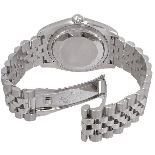 [Warranty included] 116234G Datejust 36 Stainless Steel M-Serial (2007-2008) Automatic Jubilee Watch, Purchased December 2008, Black and Silver