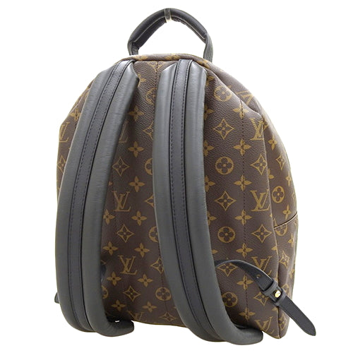 Monogram Palm Springs Backpack MM, Monogram Canvas, Brown, Black, M44874 (currently in production as of January 2024), shoulder bag, backpack.