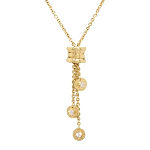 B.zero1 Element Diamond Necklace in 18K Yellow Gold (YG) - 10 Pieces