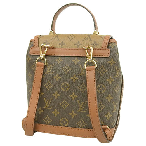Monogram Dauphine Backpack, Monogram Canvas, Monogram Reverse, Brown, M45142, Backpack, Shoulder Bag