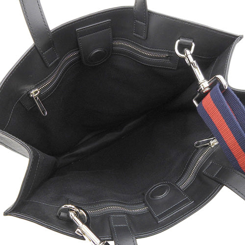 GG Supreme GG Supreme Canvas Black Gray 495559 K5IAN 1095 2WAY Handbag Shoulder Bag Crossbody Vertical
