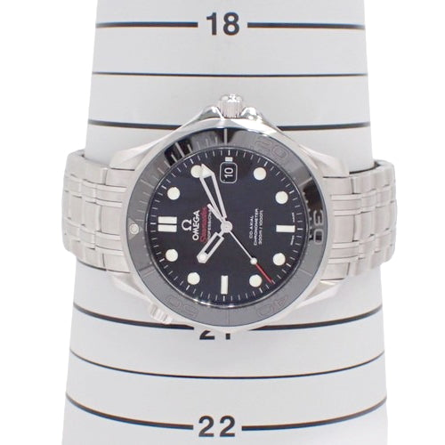 [Warranty included] Seamaster Diver 300m 212.30.41.20.01.003 Stainless Steel Automatic Co-Axial Black Silver
