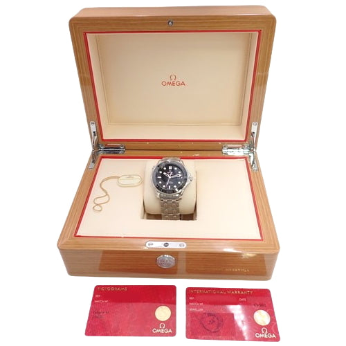 [Warranty included] Seamaster Diver 300m 212.30.41.20.01.003 Stainless Steel Automatic Co-Axial Black Silver