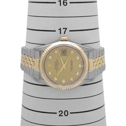 [Warranty included] 16233G Datejust Stainless Steel/Yellow Gold W Serial (1994-1995) Automatic Watch, Purchased October 1996, Gold and Silver