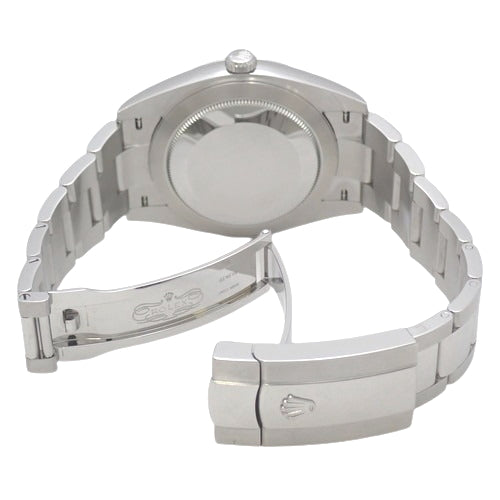 [2022 Warranty] 126300 Datejust 41 Stainless Steel Automatic with Random Number, Oyster Bracelet, Slate, Purchased in February 2022, Gray and Silver