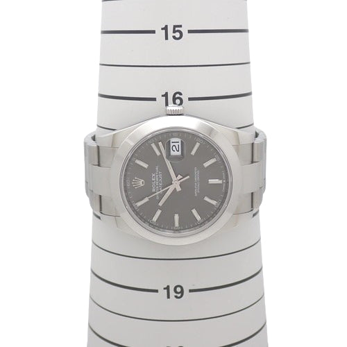 [2022 Warranty] 126300 Datejust 41 Stainless Steel Automatic with Random Number, Oyster Bracelet, Slate, Purchased in February 2022, Gray and Silver