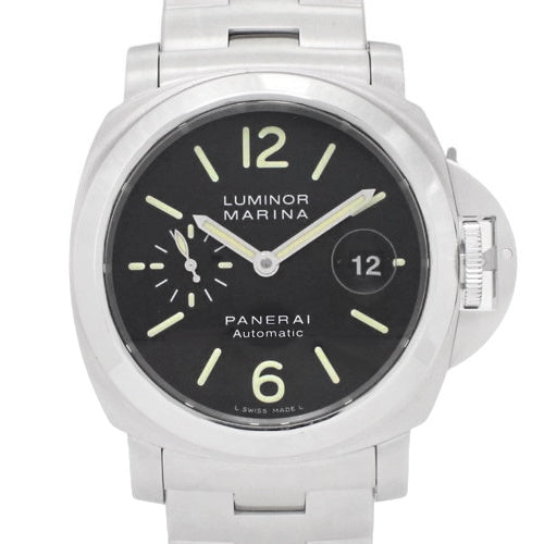 【保証書付】ルミノールマリーナ PAM00299 SS 自動巻き 44ｍｍ 2012年6月購入 ブラック シルバー