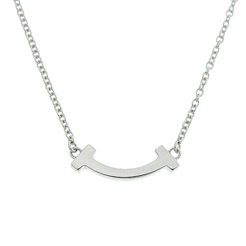 Smile Pendant, Mini, White Gold (K18WG), Accessory, Jewelry