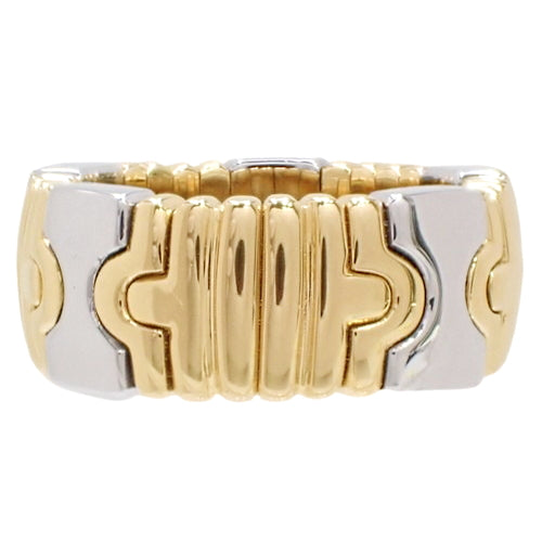 Parentesi Ring, 18K Yellow Gold, Stainless Steel, SS, Accessory, Jewelry, Size 10 (50)