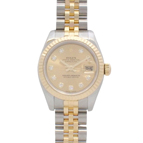179173 Datejust Lady 26mm D（2005）自动Jubilee表带，2006年2月购买，金色