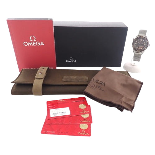 [2023 Warranty] Seamaster Diver 300m 210.90.42.20.01.001 (Current as of January 2024) Titanium Automatic 007 Edition Purchased in May 2023 Brown Silver
