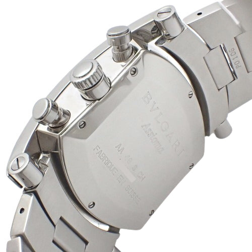Ashoma AA48SCH Stainless Steel Automatic Chronograph Navy Silver